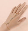 Hand chain stainless steel, featuring a beautiful gold-plated finish