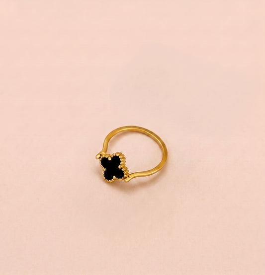 Premium stainless steel rings with a beautiful 18K gold-plated finish