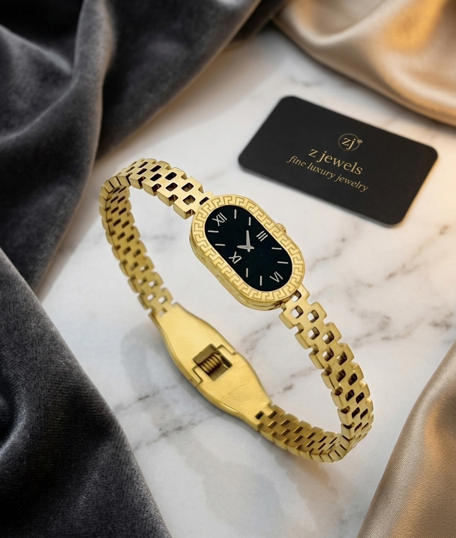 Elegant Watch Bracelet - Stylish Timepiece-Inspired jewelry